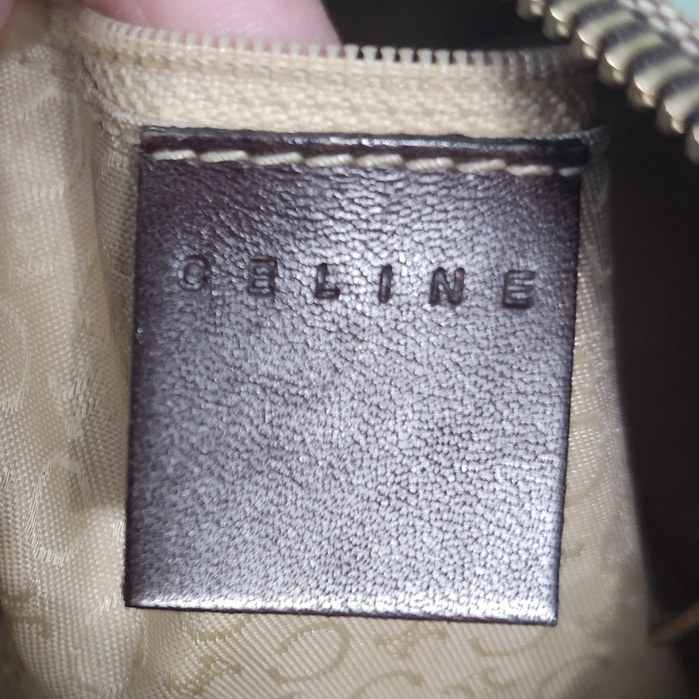 Vintage CELINE Brown and Cream Crossbody Bag - Picture 9 of 14